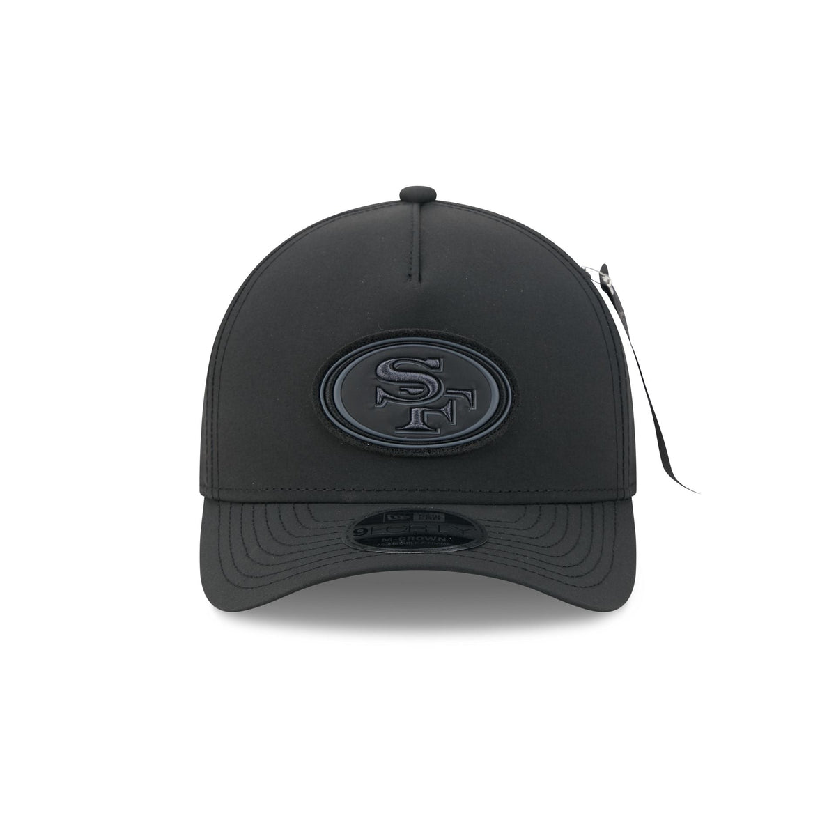 Alpha Industries x San Francisco 49ers Nylon Black 9FORTY M-Crown A-Frame Snapback Hat
