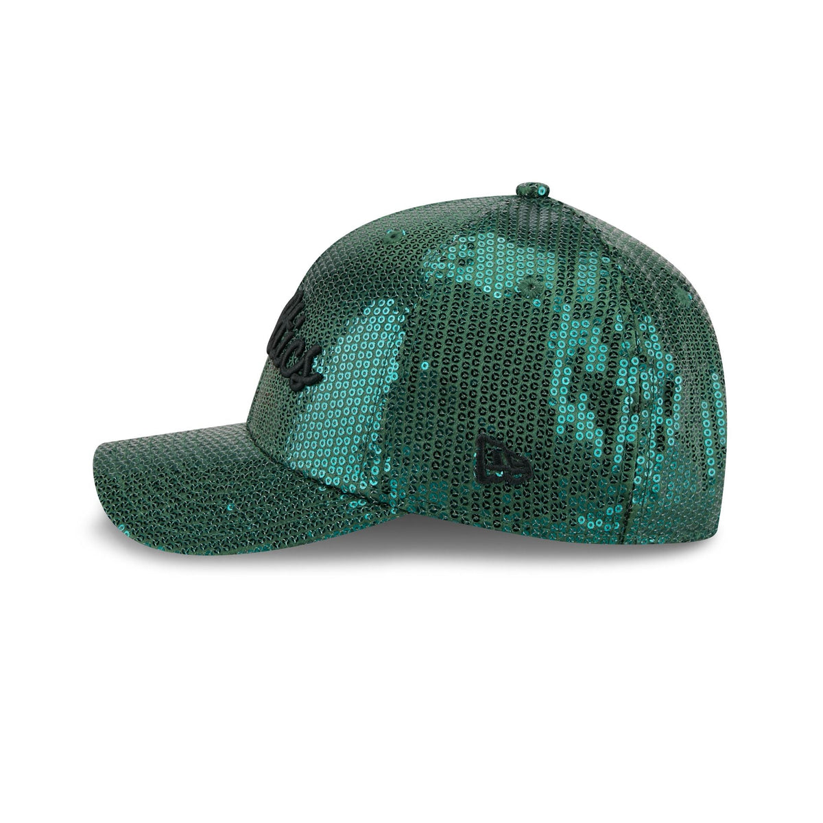 Boston Celtics Sequin Script Women's 9FORTY M-Crown Snapback Hat