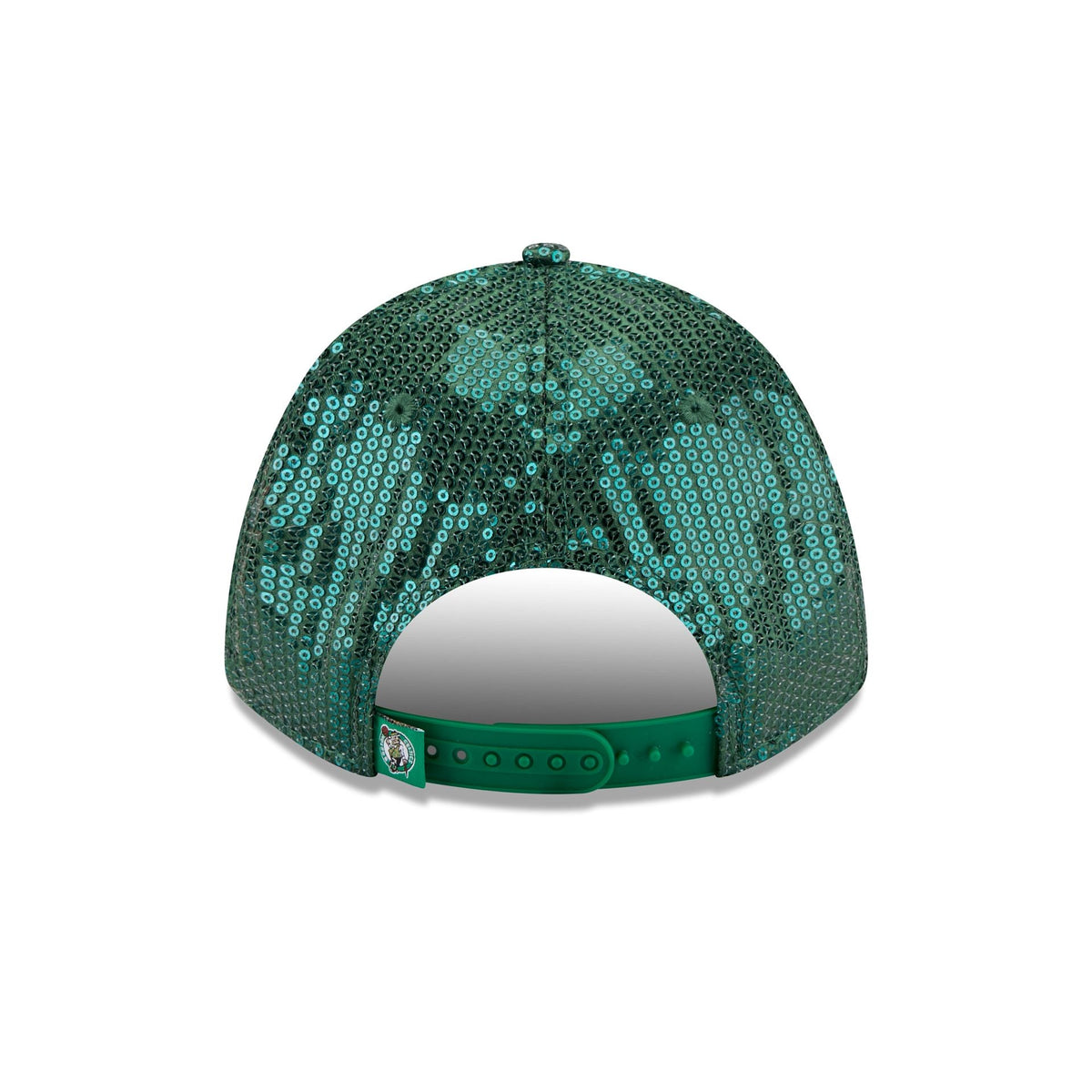 Boston Celtics Sequin Script Women's 9FORTY M-Crown Snapback Hat