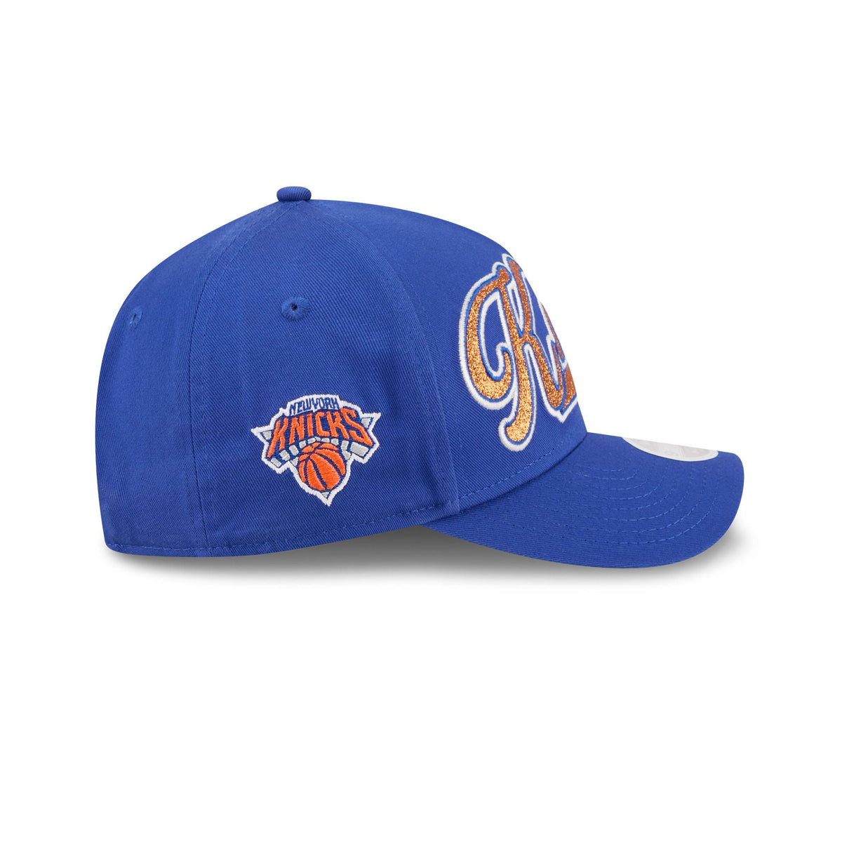 New York Knicks Glitz Women's 9FORTY M-Crown A-Frame Snapback Hat