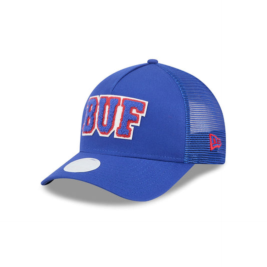 Buffalo Bills Scoreboard Women's 9FORTY M-Crown A-Frame Trucker Hat