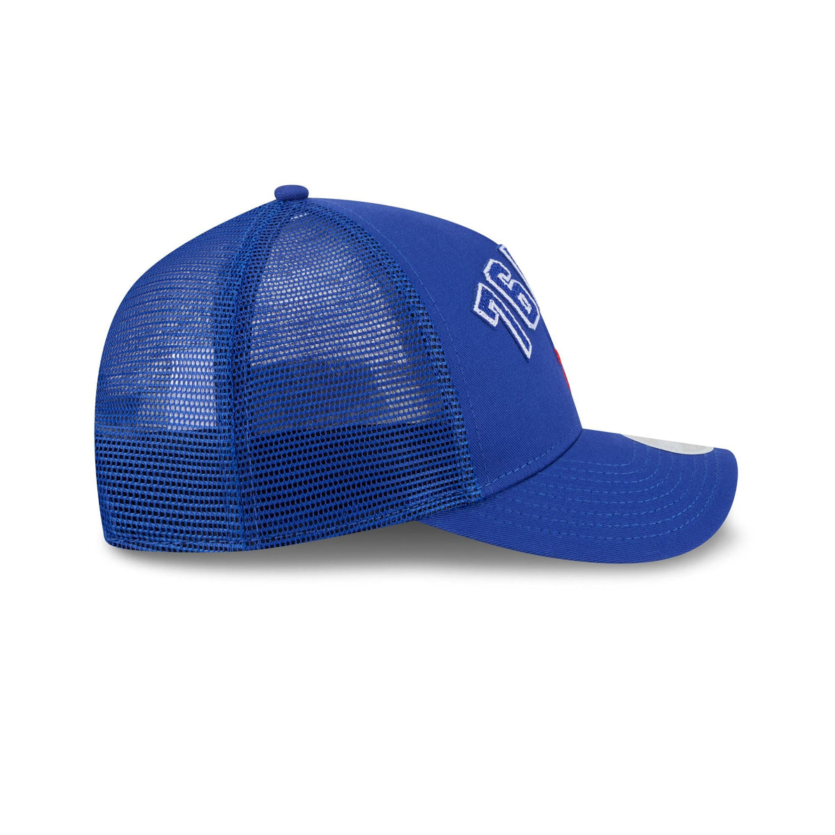 Philadelphia 76ers Sequin Wordmark Women's 9FORTY M-Crown A-Frame Trucker Hat
