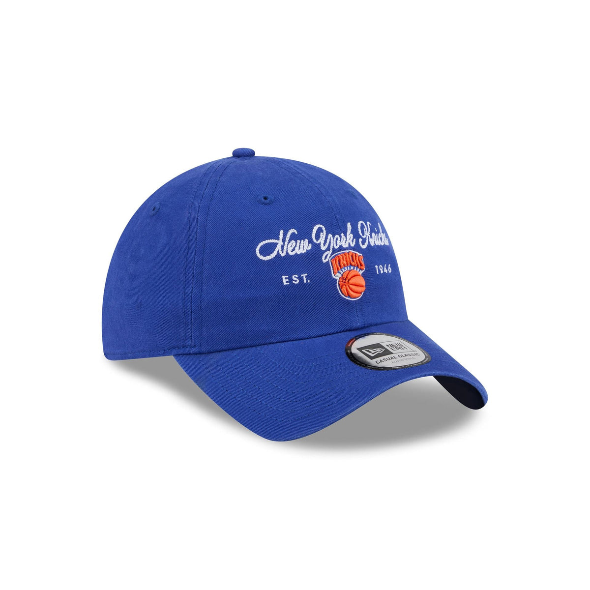 New York Knicks Script Wordmark Casual Classic Adjustable Hat