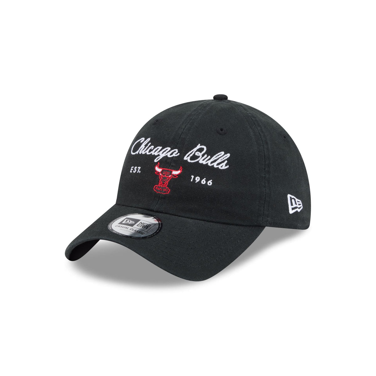 Chicago Bulls Script Wordmark Casual Classic Adjustable Hat