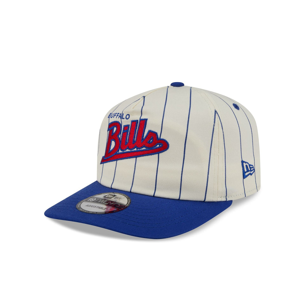 Buffalo Bills Chrome White Pinstripe 19TWENTY Snapback Hat