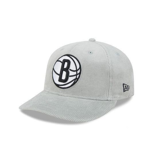 Brooklyn Nets Light Gray Corduroy 59FIFTY Fitted Hat