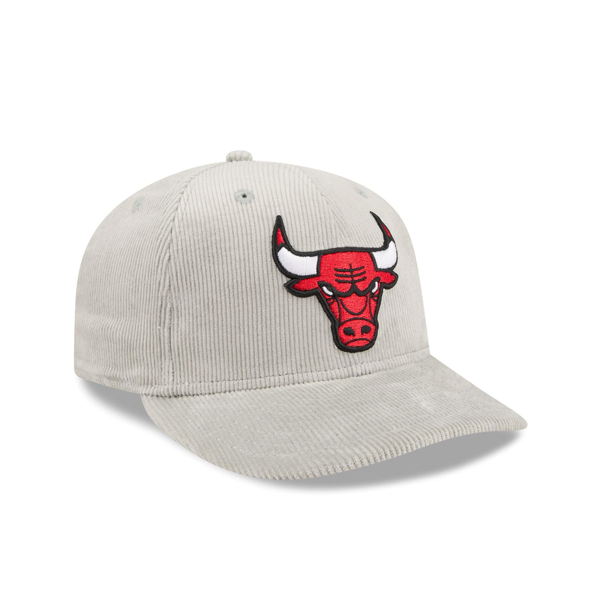 Chicago Bulls Light Gray Corduroy 59FIFTY Fitted Hat