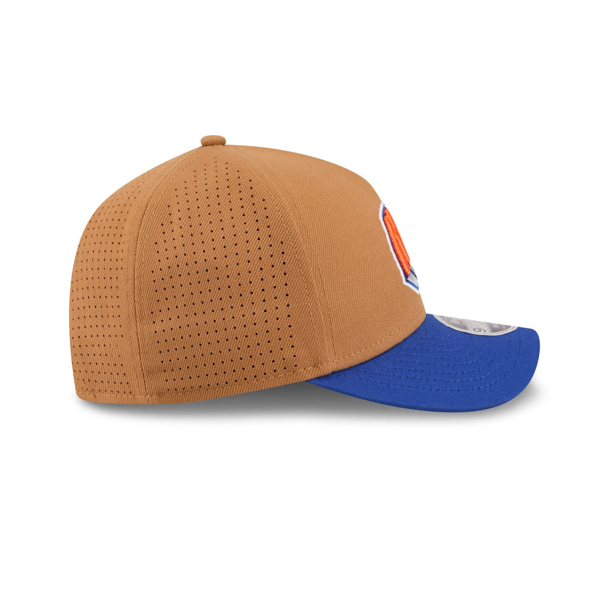 New York Knicks Deceptor Bronze 9FORTY M-Crown A-Frame Snapback Hat