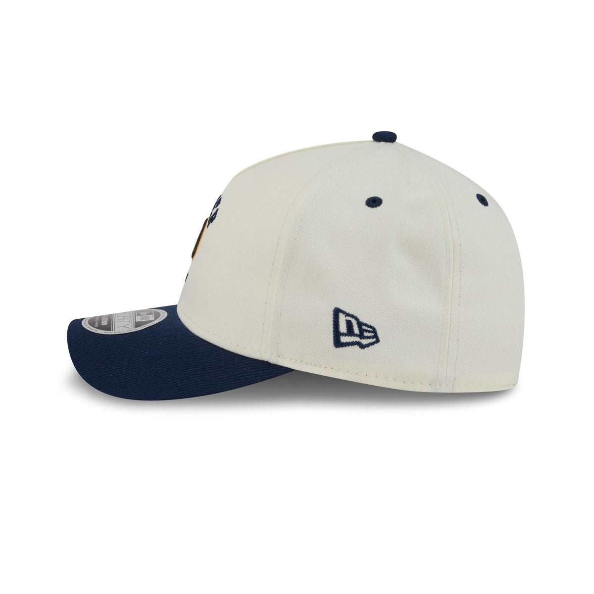 Denver Nuggets Arched Graphic Chrome White 9FORTY M-Crown A-Frame Snapback Hat