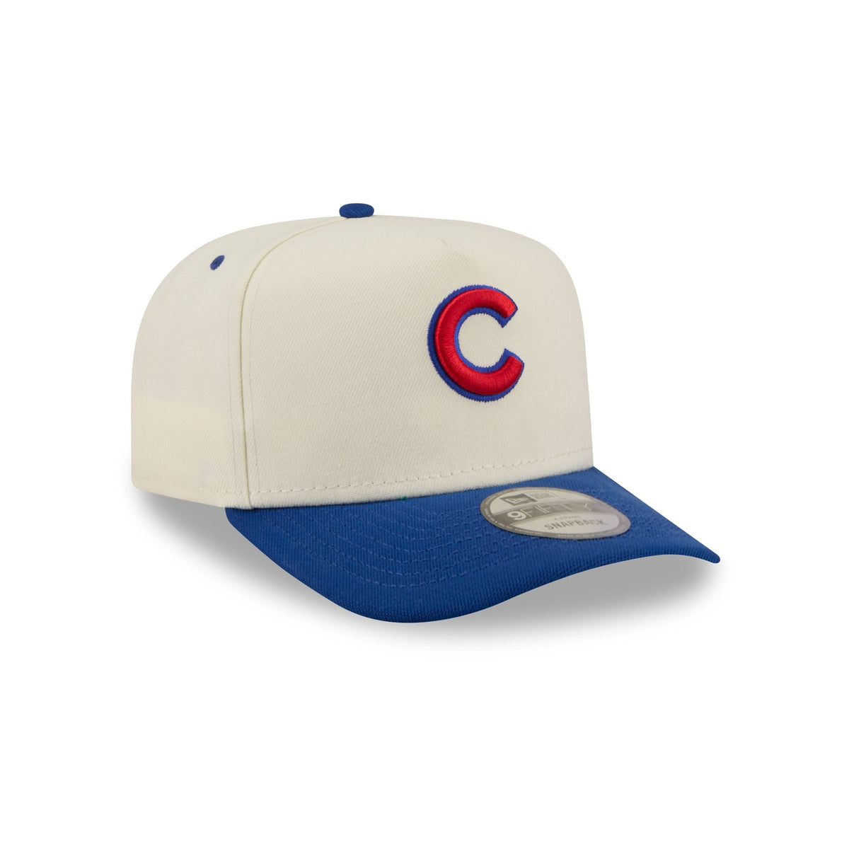 Chicago Cubs Statement Back Chrome White 9FIFTY A-Frame Snapback Hat