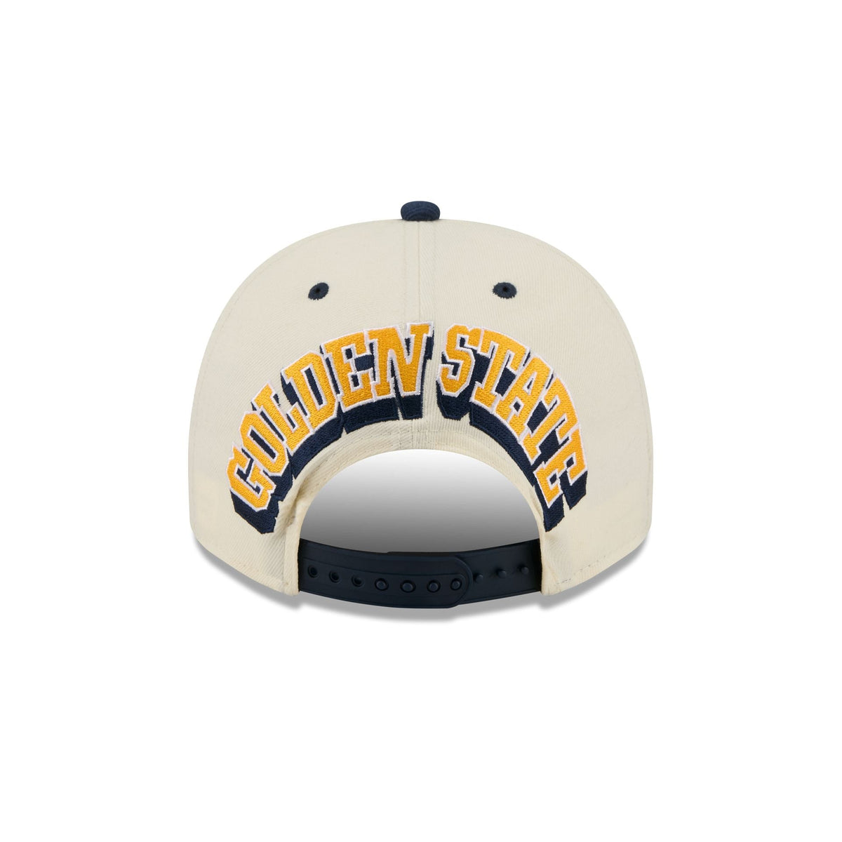 Golden State Warriors Statement Back Chrome White 9FIFTY A-Frame Snapback Hat