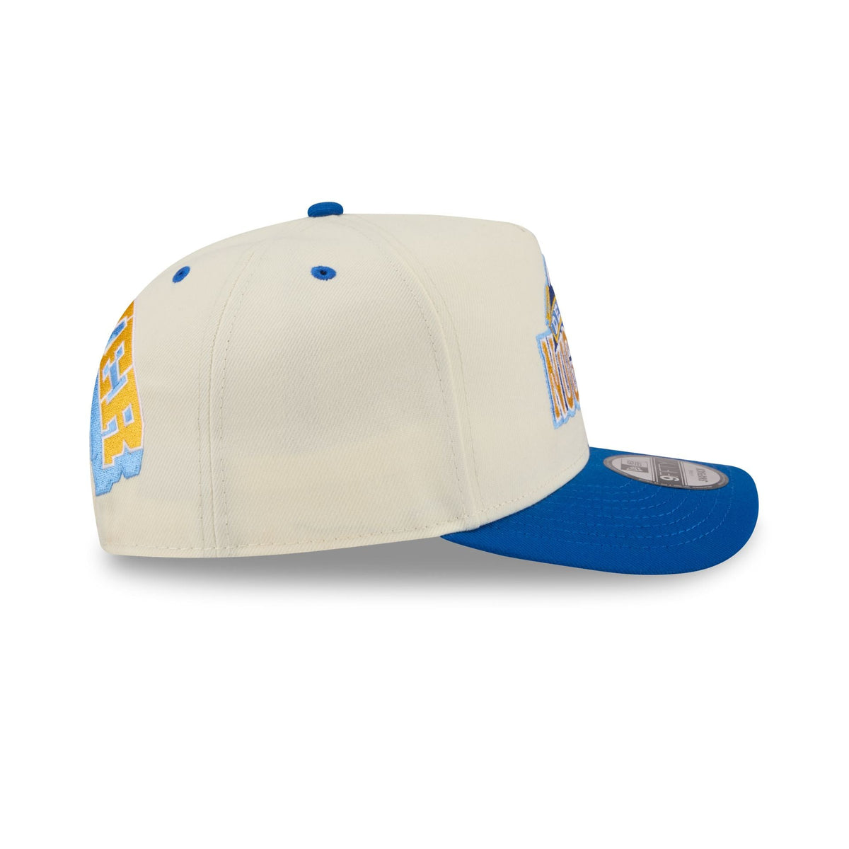 Denver Nuggets Statement Back Chrome White 9FIFTY A-Frame Snapback Hat