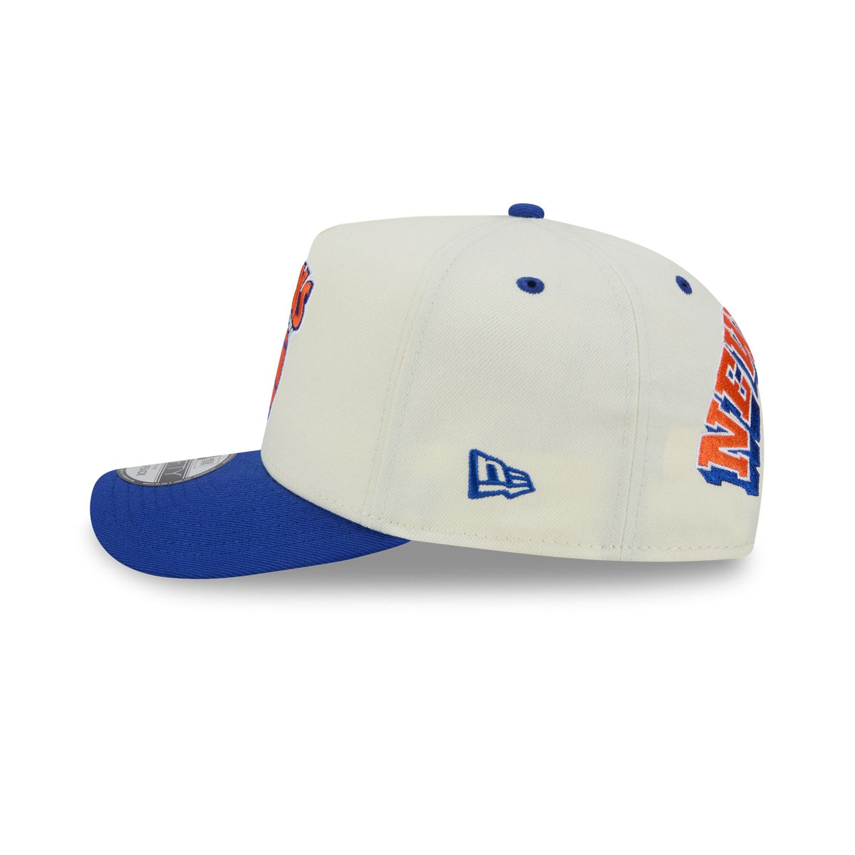 New York Knicks Statement Back Chrome White 9FIFTY A-Frame Snapback Hat
