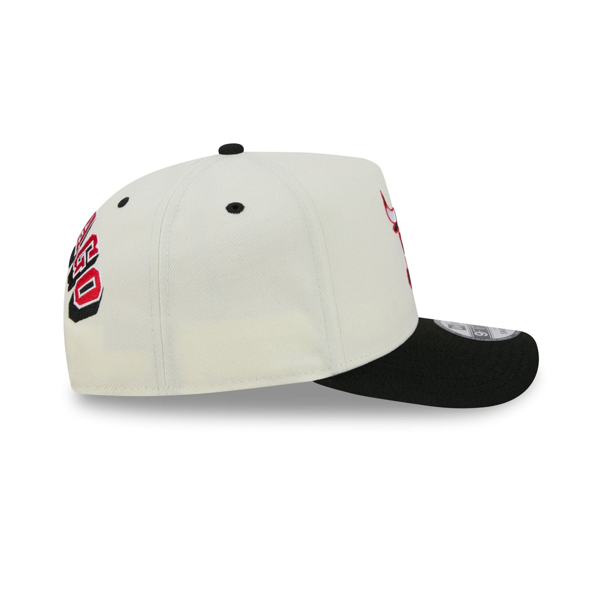 Chicago Bulls Statement Back Chrome White 9FIFTY A-Frame Snapback Hat