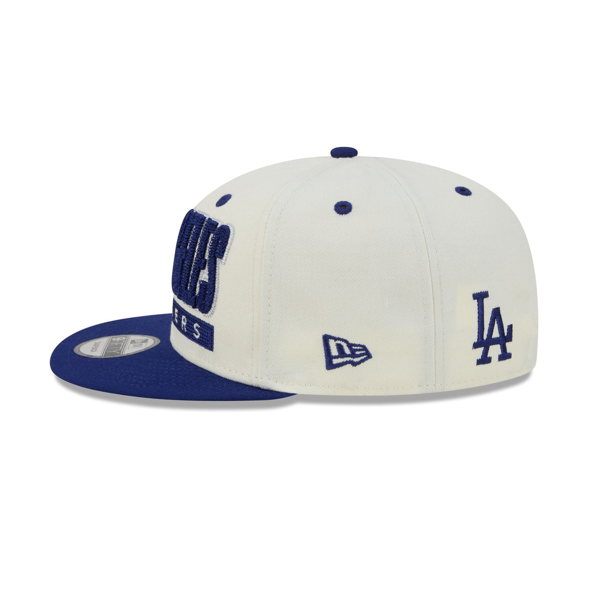 Los Angeles Dodgers Classic Stacked Chrome 9FIFTY Snapback Hat