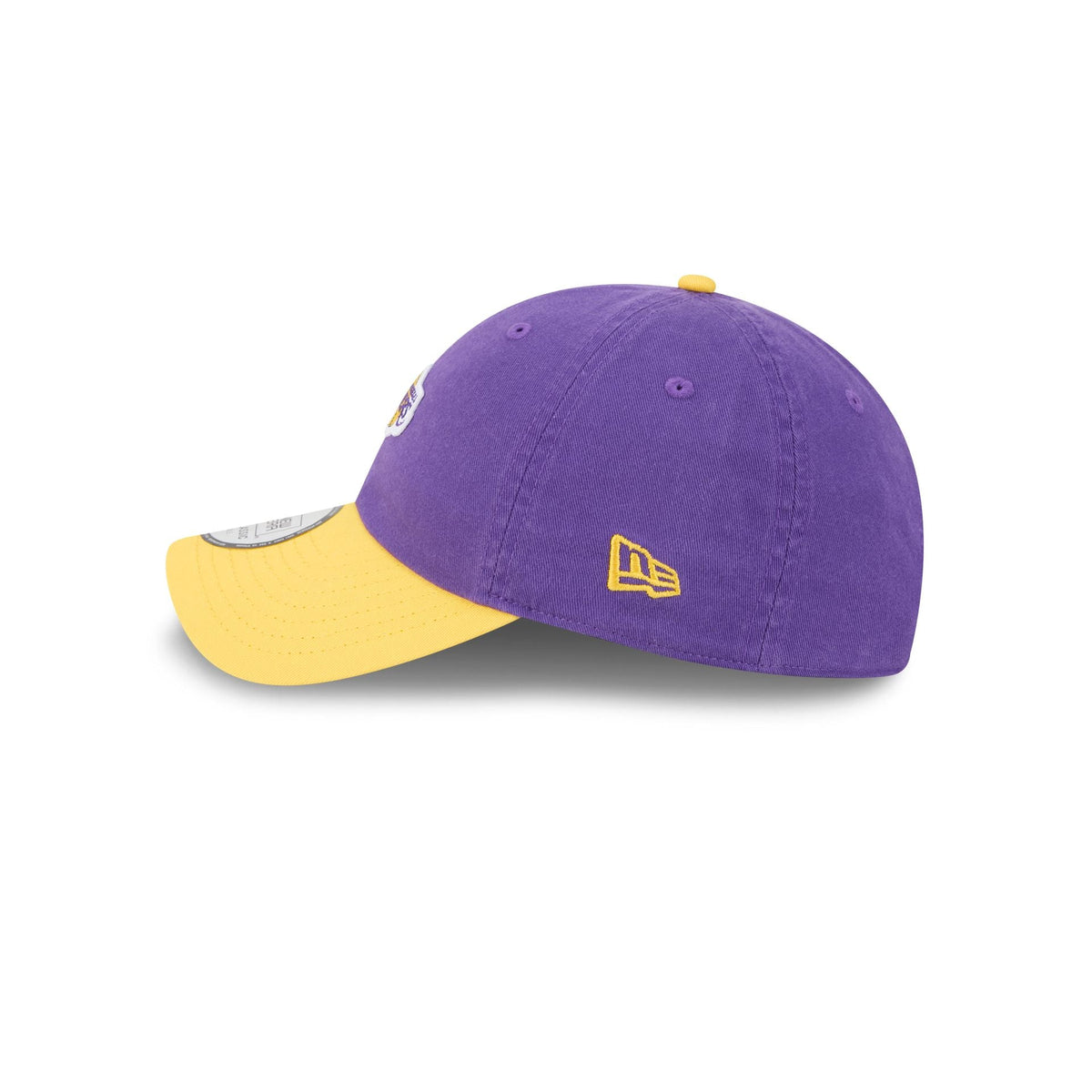 Los Angeles Lakers Mini Logo Two Tone Casual Classic Adjustable Hat