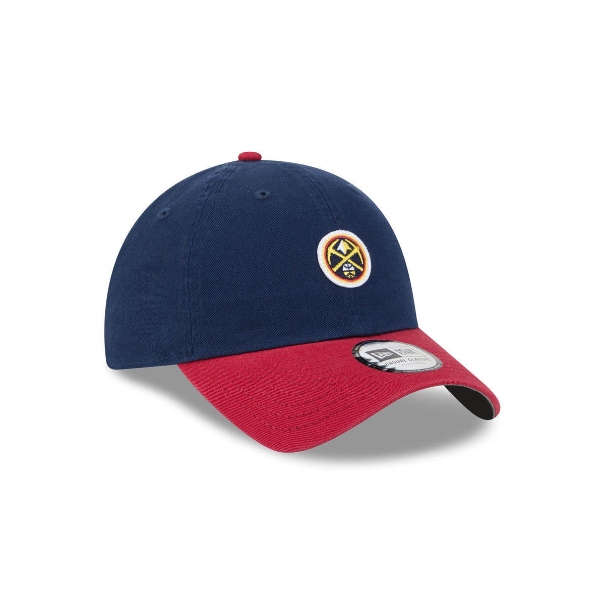 Denver Nuggets Mini Logo Two Tone Casual Classic Adjustable Hat