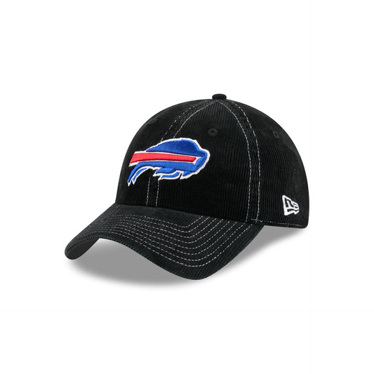 Buffalo Bills Washed Black Corduroy Casual Classic Adjustable Hat