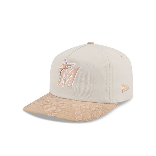 Miami Marlins Stone Floral 19TWENTY Adjustable Hat