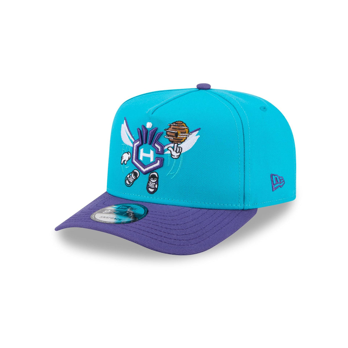 Charlotte Hornets Cartoon 9FIFTY A-Frame Snapback Hat