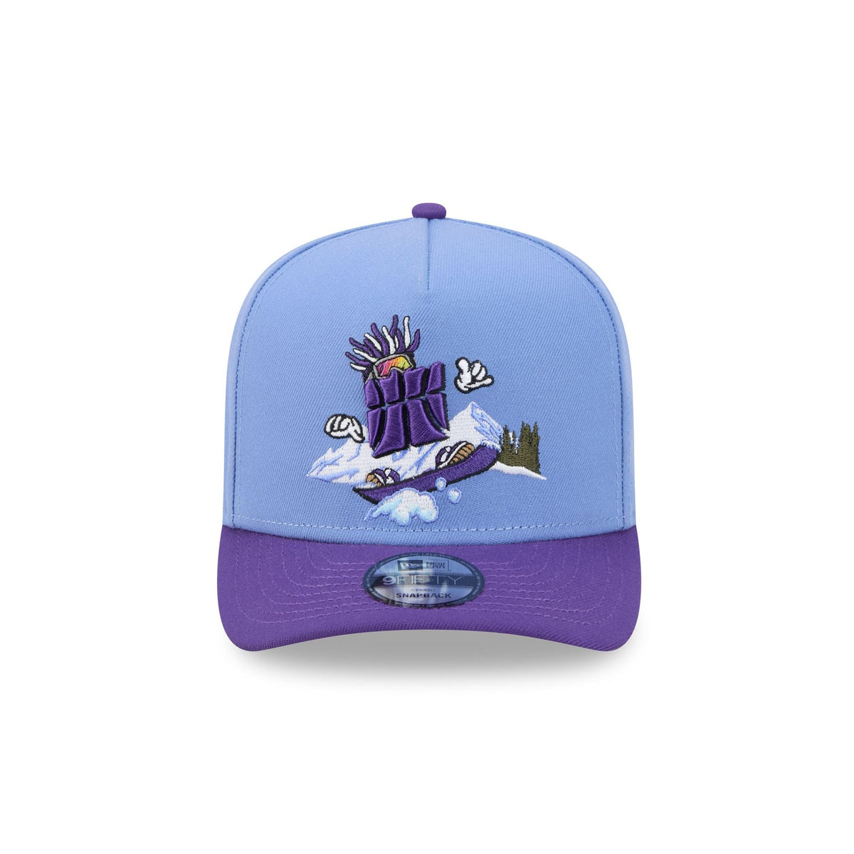 Utah Jazz Cartoon 9FIFTY A-Frame Snapback Hat