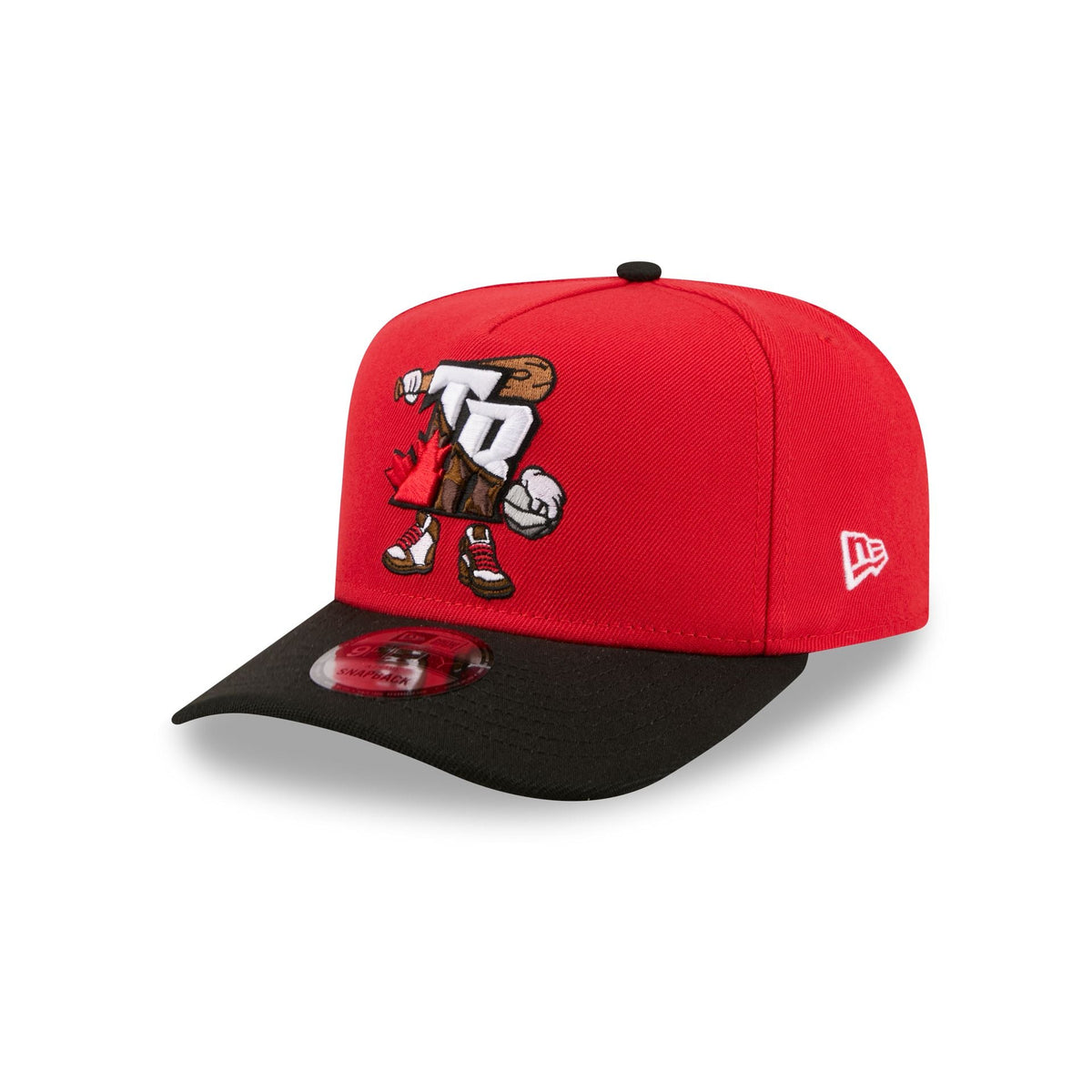 Toronto Raptors Cartoon 9FIFTY A-Frame Snapback Hat