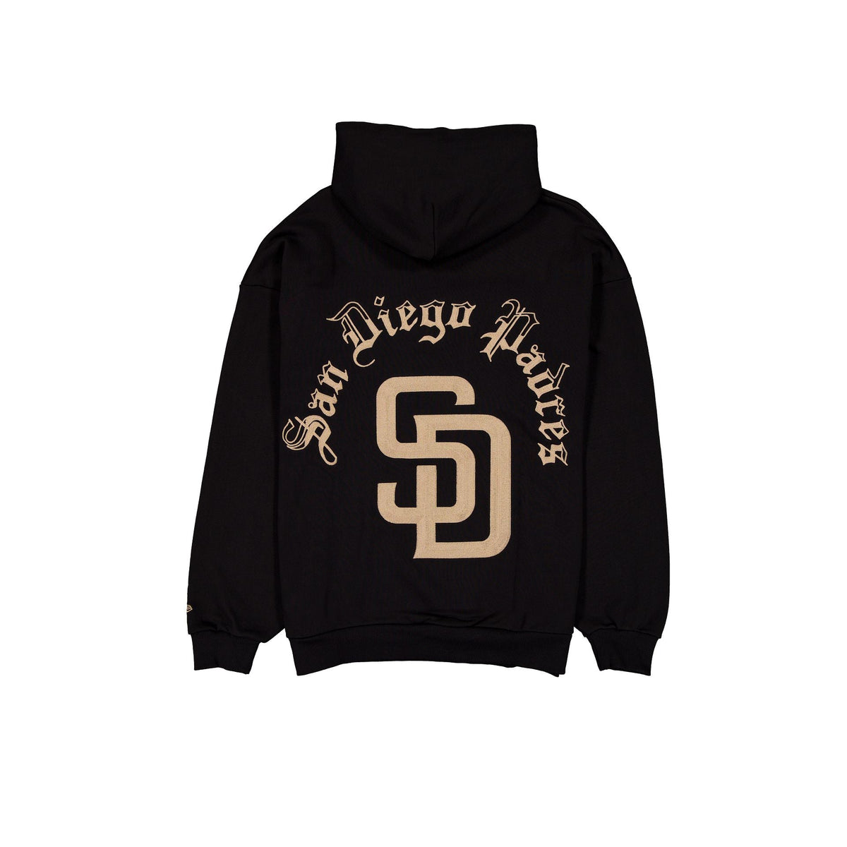 San Diego Padres Gothic Lettering Black Hoodie