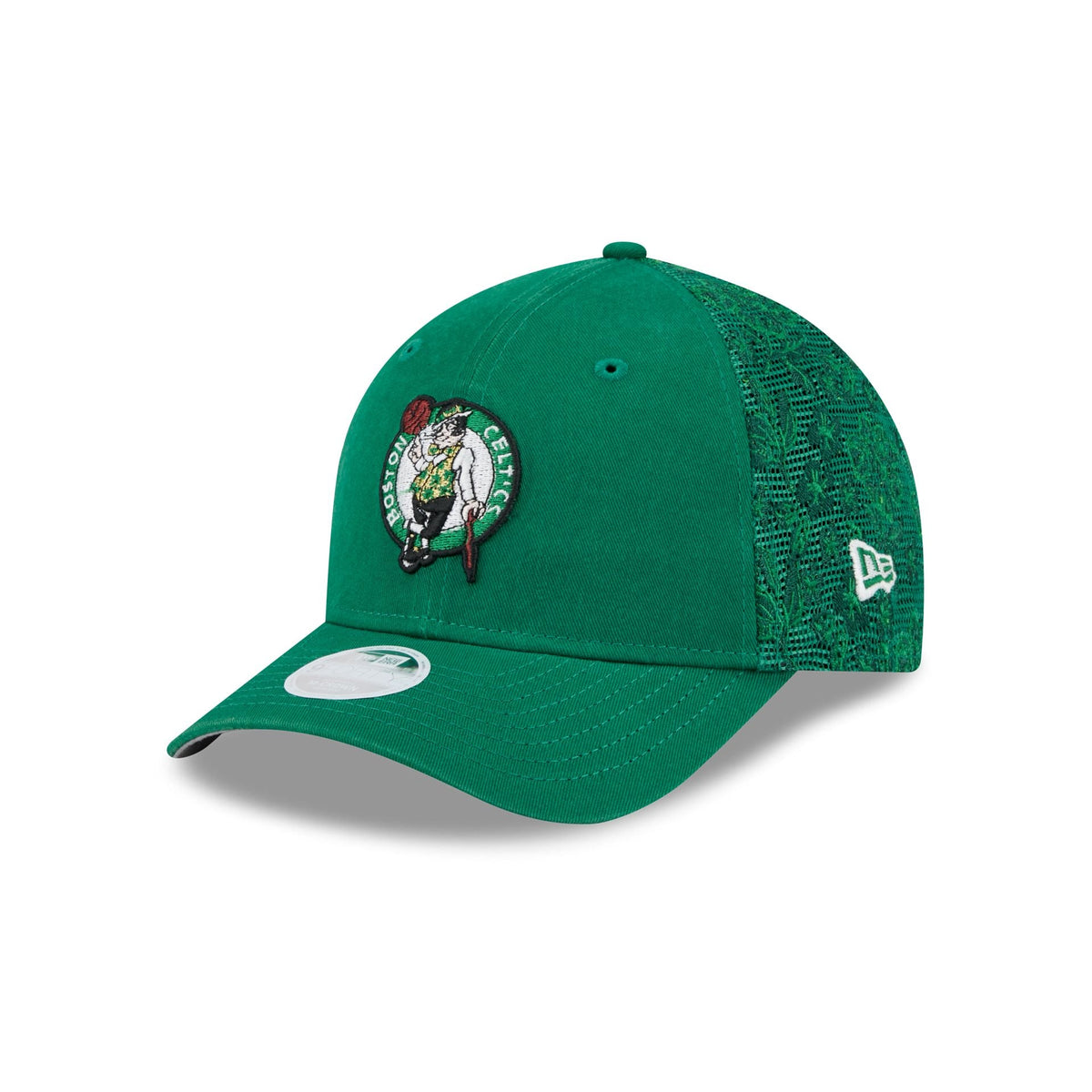Boston Celtics Floral Mesh Women's 9FORTY M-Crown Trucker Hat