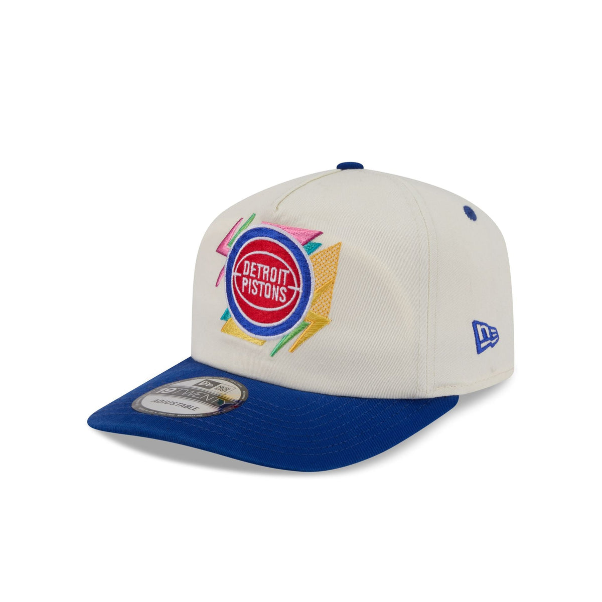 Detroit Pistons Hardwood Classics Retro Chrome 19TWENTY Adjustable Hat