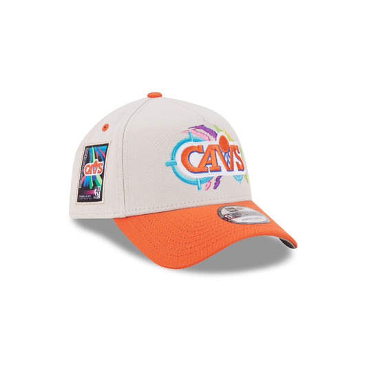 Cleveland Cavaliers Hardwood Classics Retro Stone 9FORTY A-Frame Snapback Hat