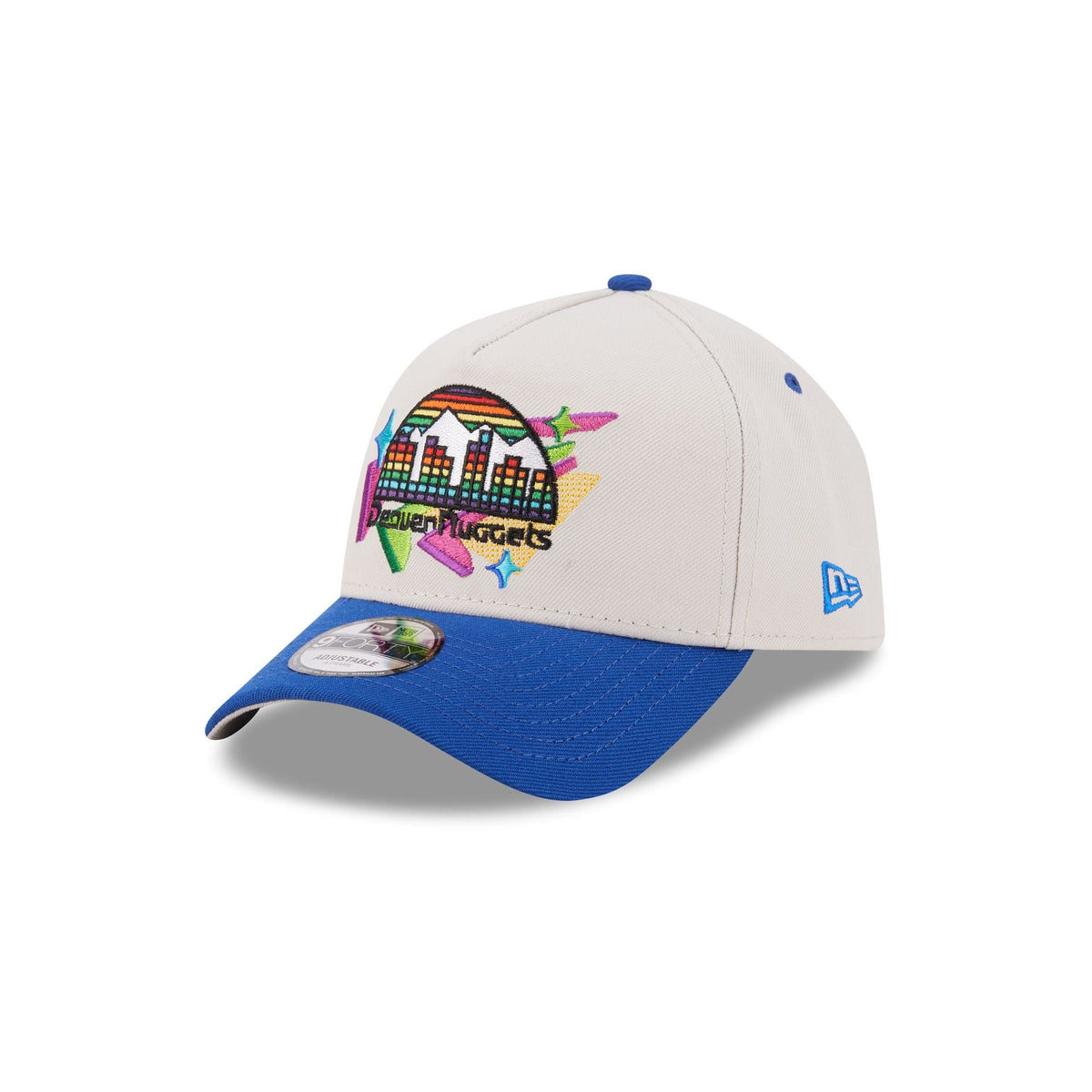 Denver Nuggets Hardwood Classics Retro Stone 9FORTY A-Frame Snapback Hat