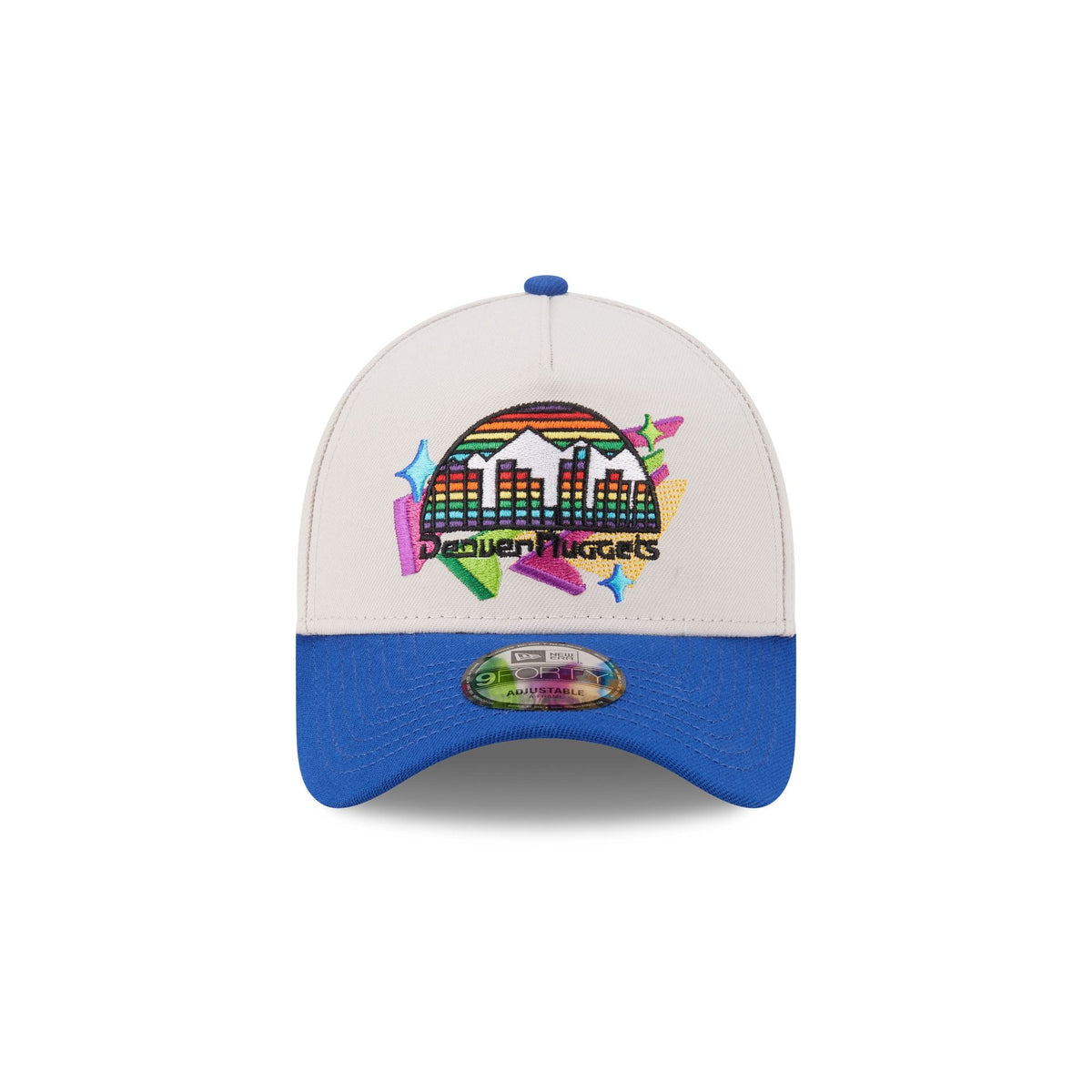 Denver Nuggets Hardwood Classics Retro Stone 9FORTY A-Frame Snapback Hat