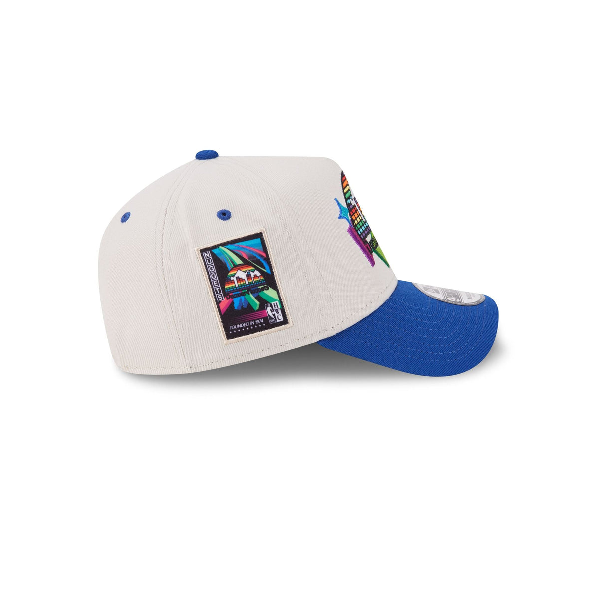Denver Nuggets Hardwood Classics Retro Stone 9FORTY A-Frame Snapback Hat