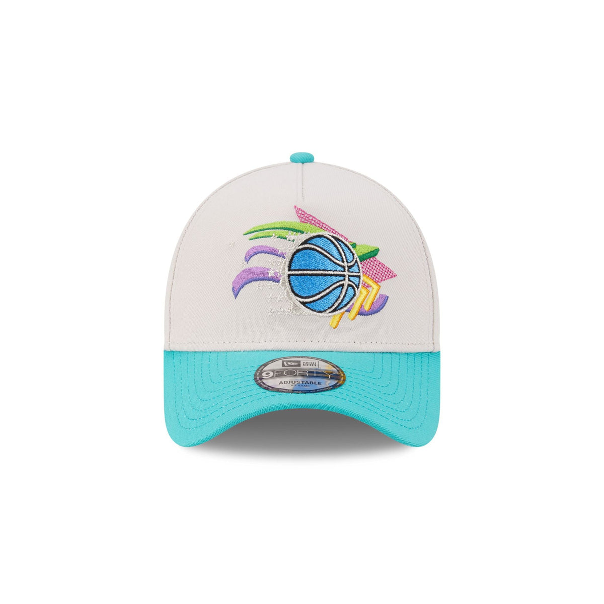 Orlando Magic Hardwood Classics Retro Stone 9FORTY A-Frame Snapback Hat