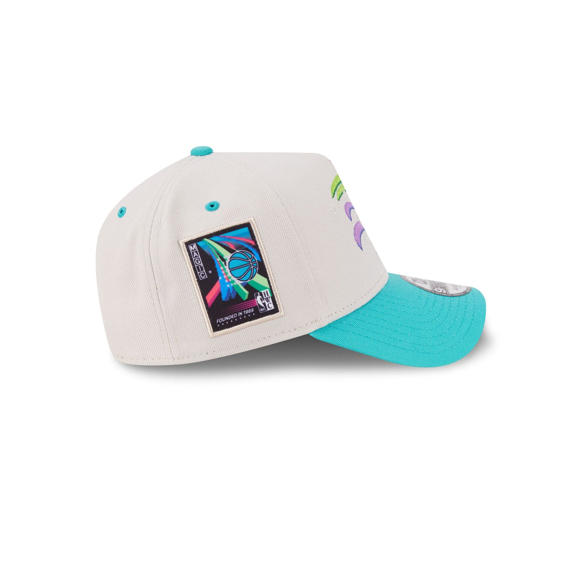 Orlando Magic Hardwood Classics Retro Stone 9FORTY A-Frame Snapback Hat