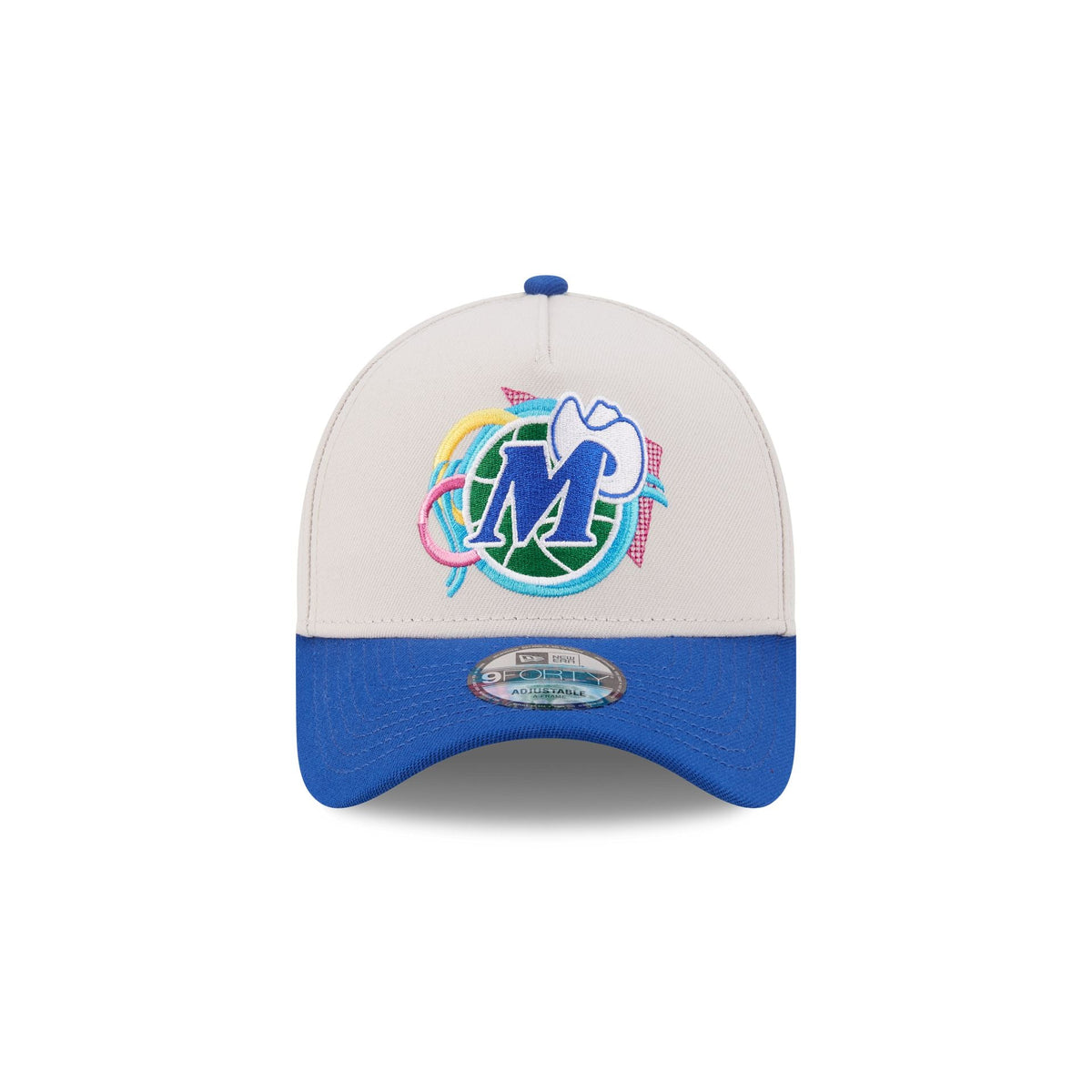 Dallas Mavericks Hardwood Classics Retro Stone 9FORTY A-Frame Snapback Hat