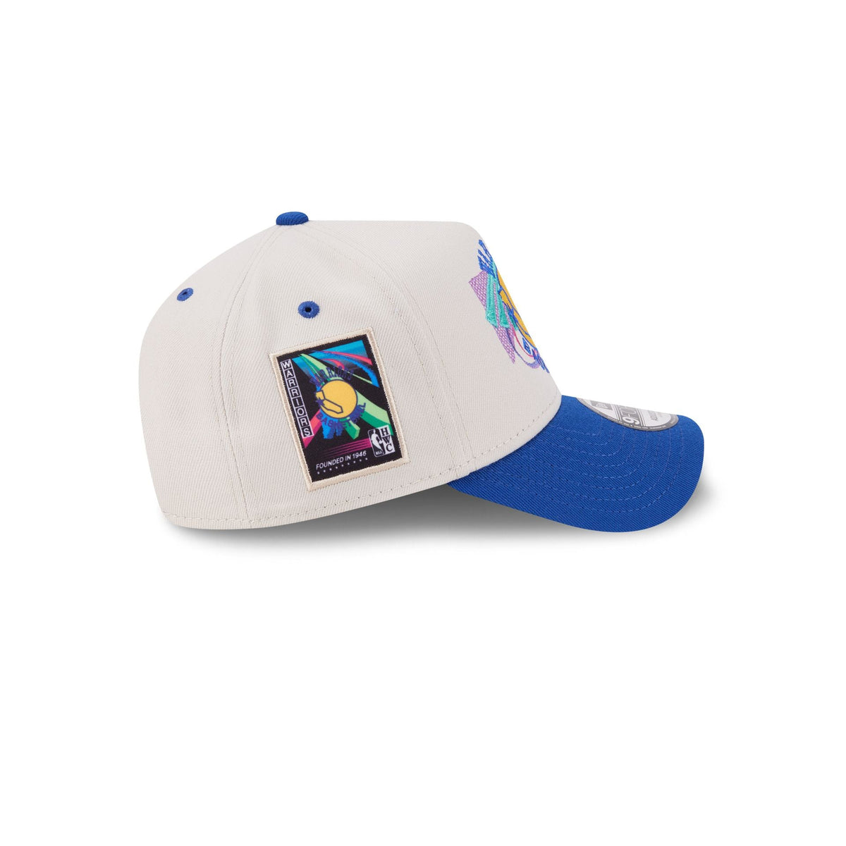 Golden State Warriors Hardwood Classics Retro Stone 9FORTY A-Frame Snapback Hat