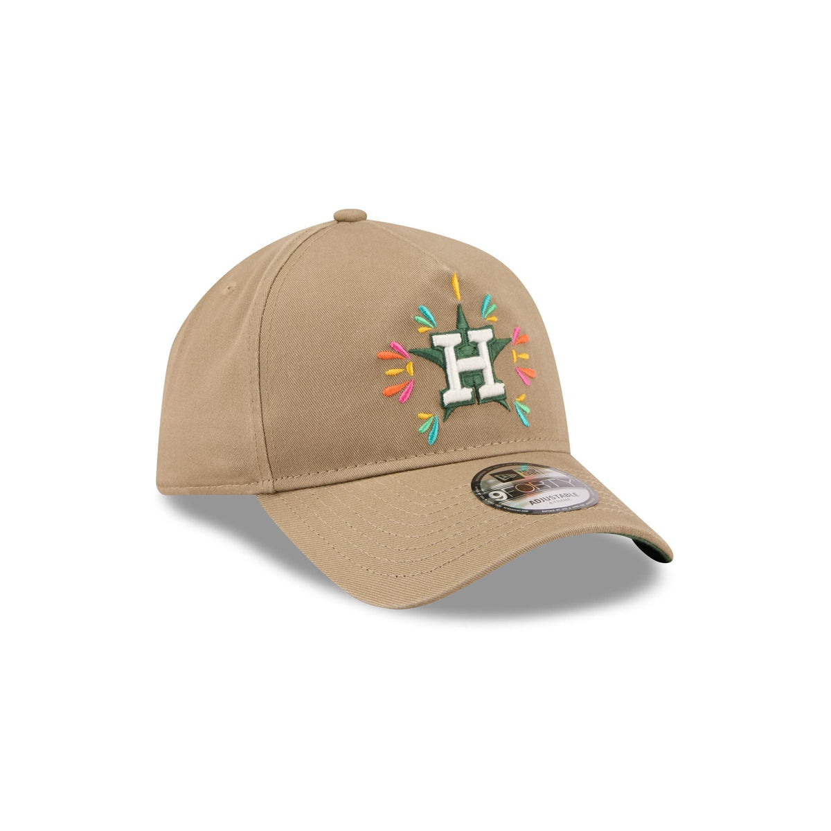 Houston Astros Vibrant Festivities 9FORTY A-Frame Snapback Hat