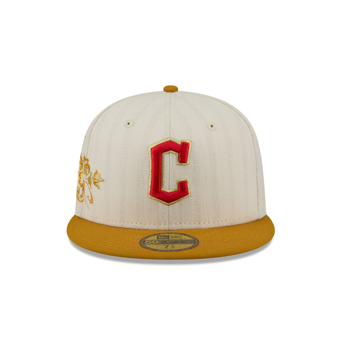 Cleveland Guardians Chrome Herringbone 59FIFTY Fitted Hat