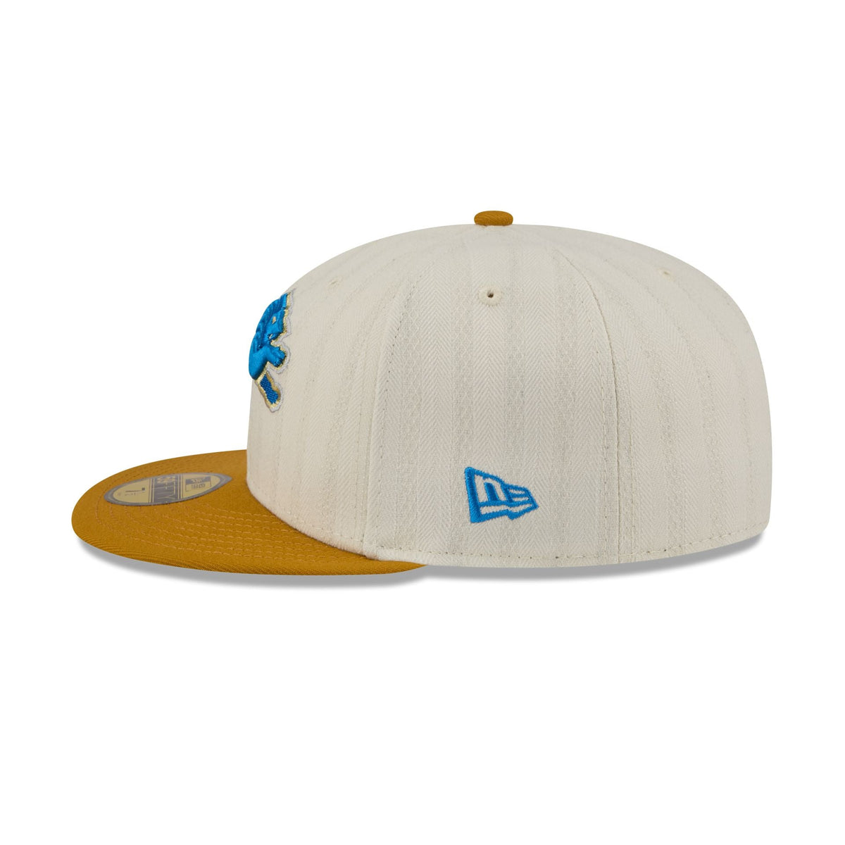 Detroit Lions Chrome Herringbone 59FIFTY Fitted Hat