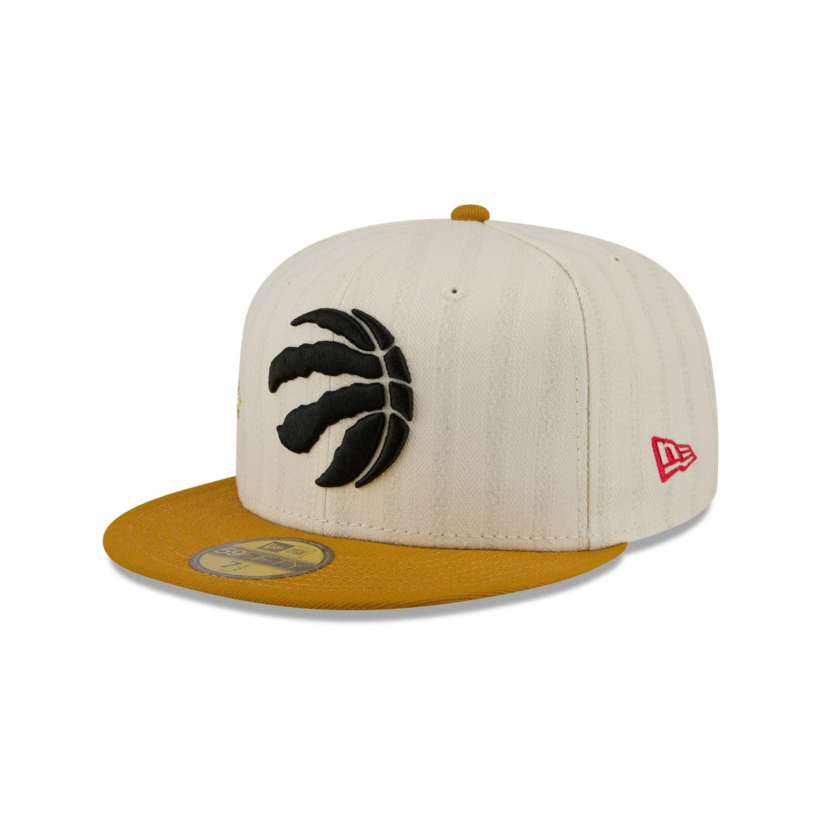 Toronto Raptors Chrome Herringbone 59FIFTY Fitted Hat