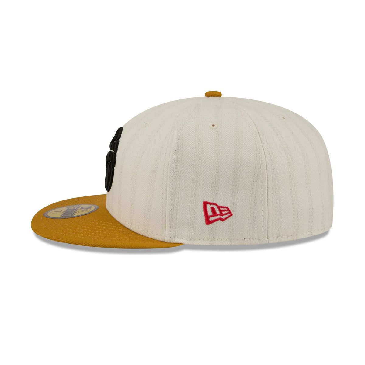 Toronto Raptors Chrome Herringbone 59FIFTY Fitted Hat