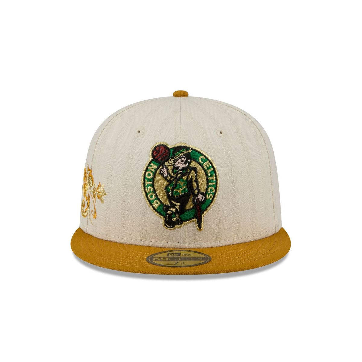Boston Celtics Chrome Herringbone 59FIFTY Fitted Hat