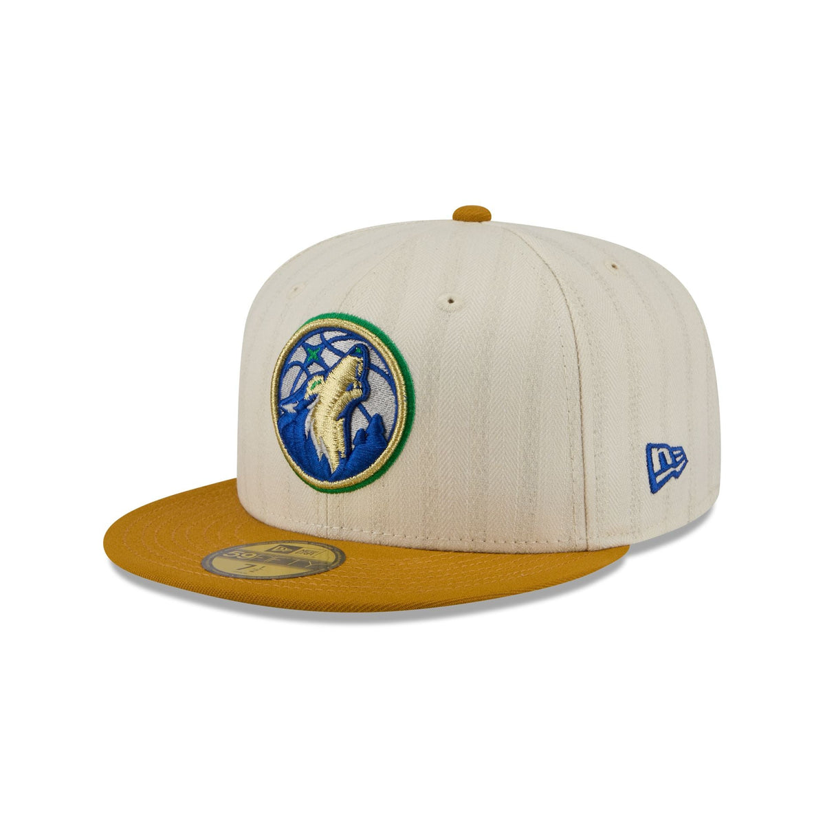 Minnesota Timberwolves Chrome Herringbone 59FIFTY Fitted Hat