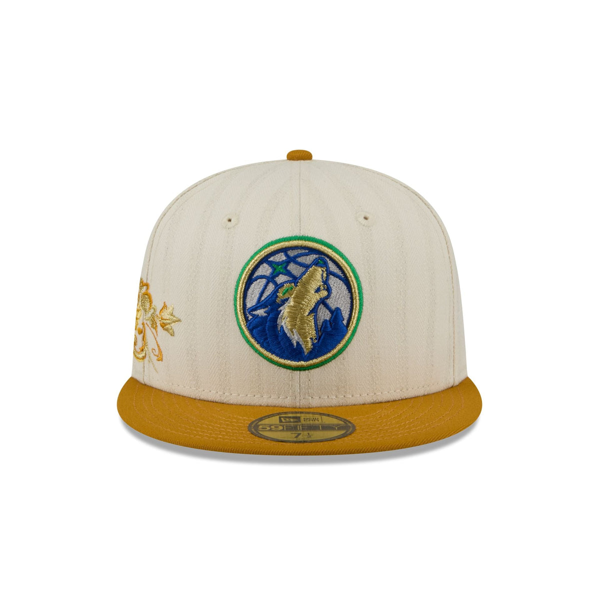 Minnesota Timberwolves Chrome Herringbone 59FIFTY Fitted Hat
