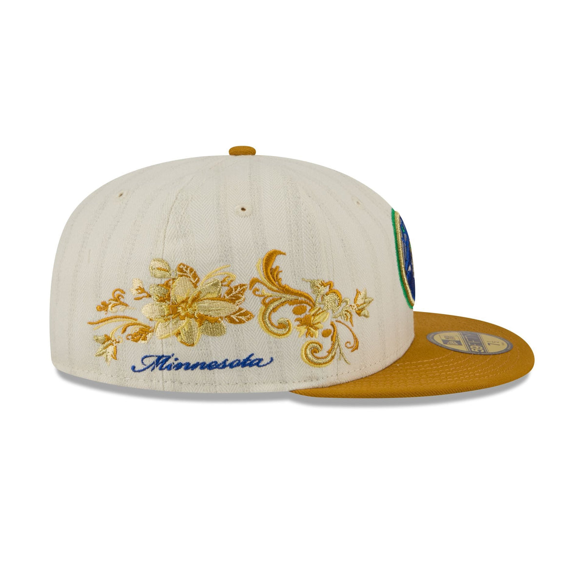 Minnesota Timberwolves Chrome Herringbone 59FIFTY Fitted Hat