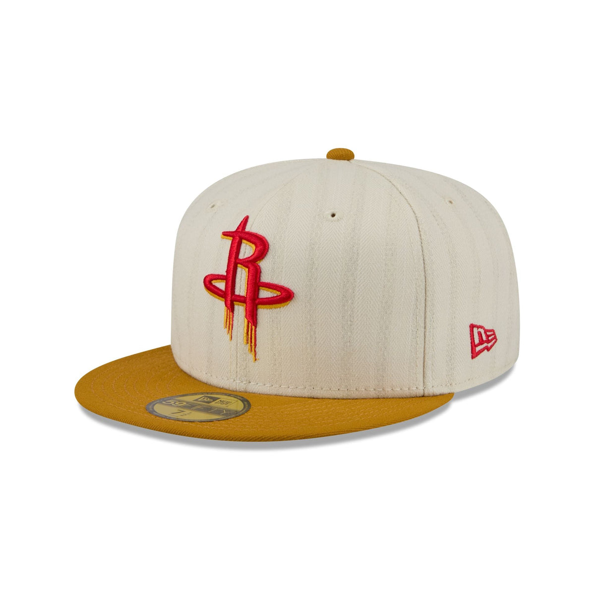 Houston Rockets Chrome Herringbone 59FIFTY Fitted Hat
