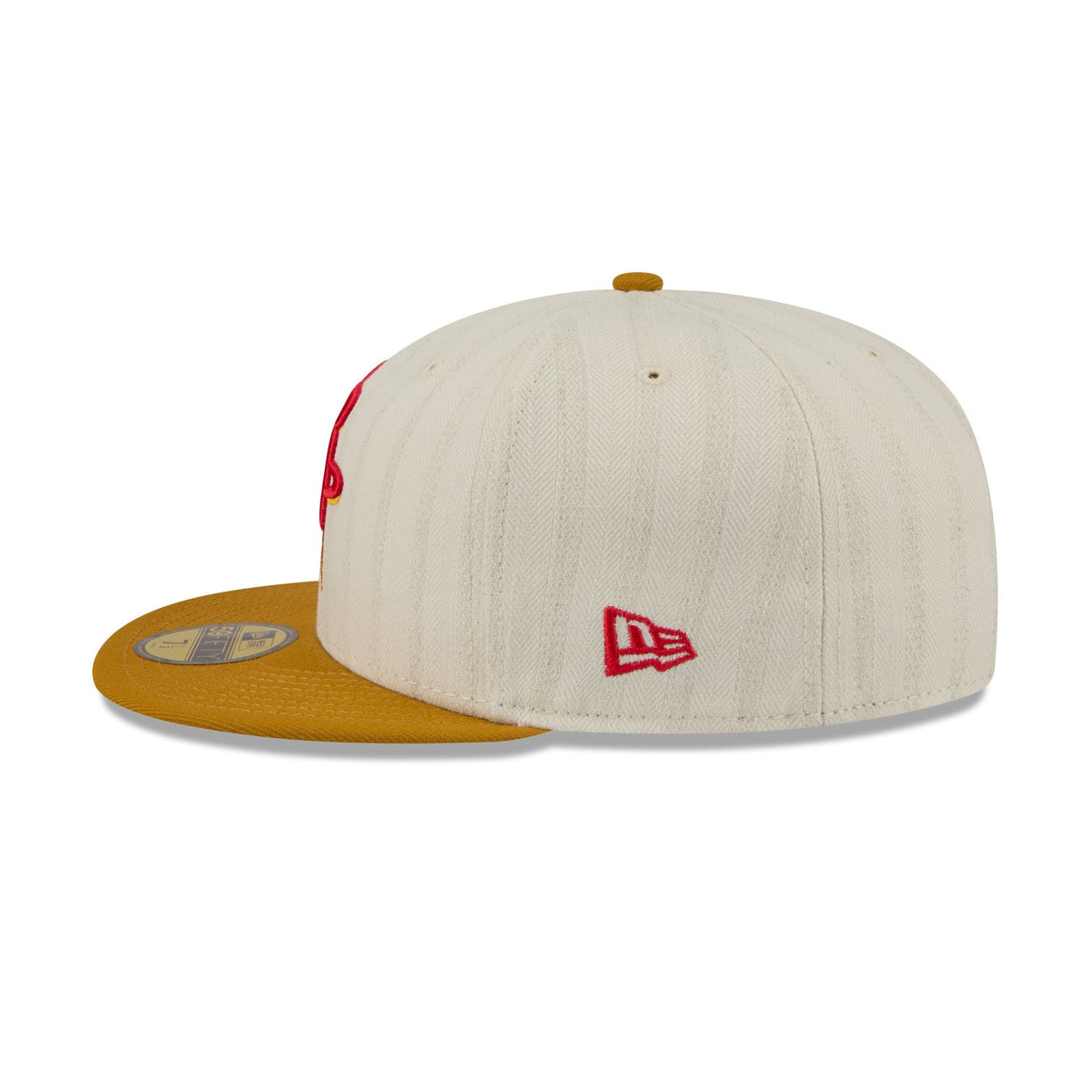 Houston Rockets Chrome Herringbone 59FIFTY Fitted Hat