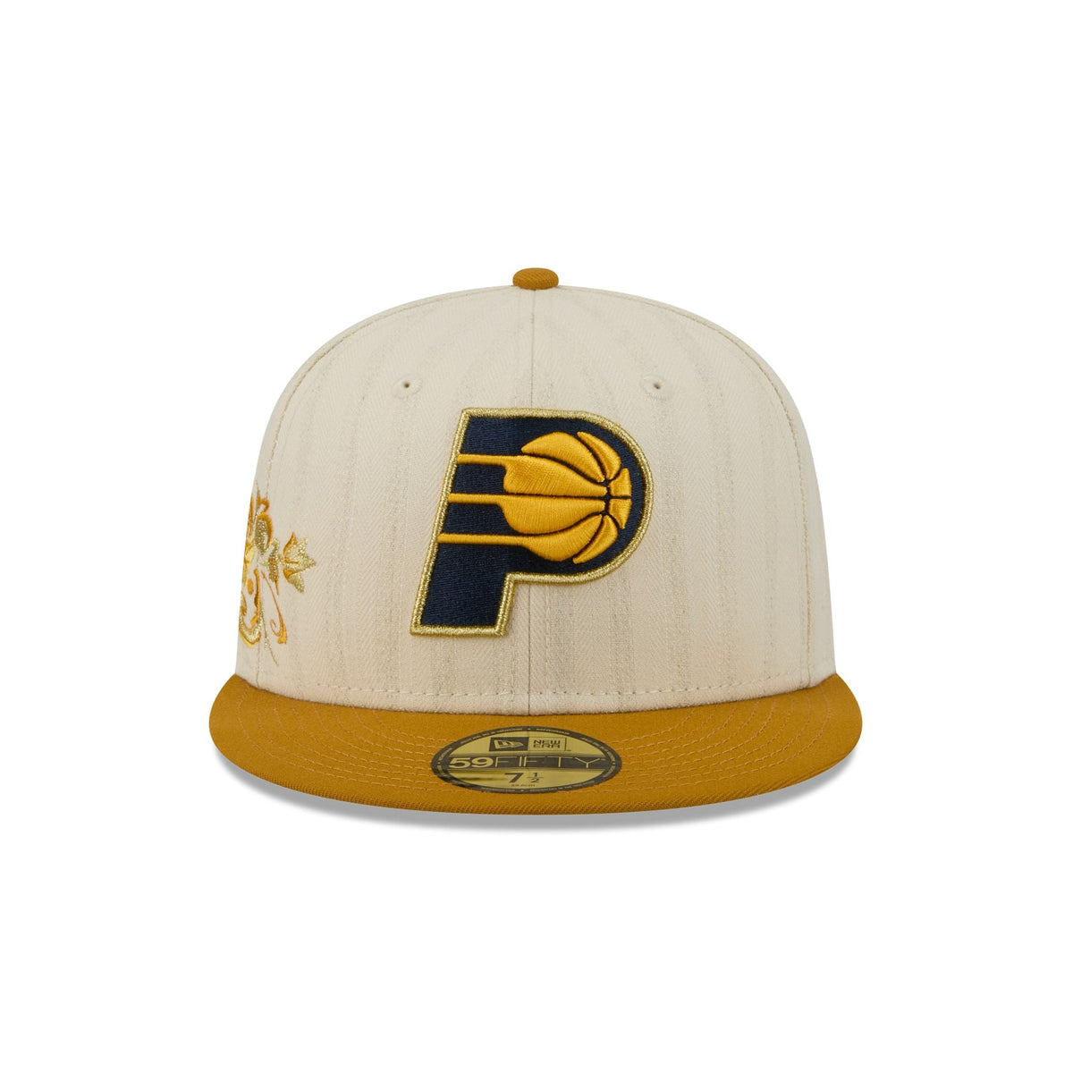 Indiana Pacers Chrome Herringbone 59FIFTY Fitted Hat
