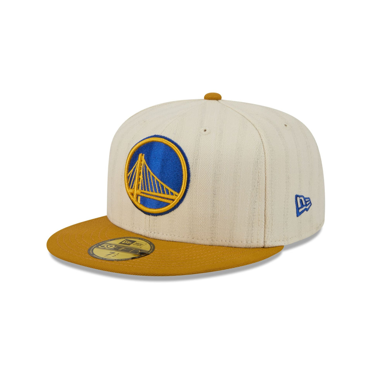 Golden State Warriors Chrome Herringbone 59FIFTY Fitted Hat
